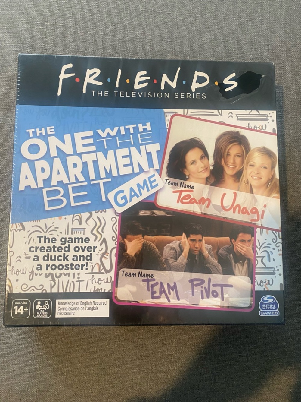 Friends The One With The Apartment Bet Board Game Sealed 2020 Cardinal
